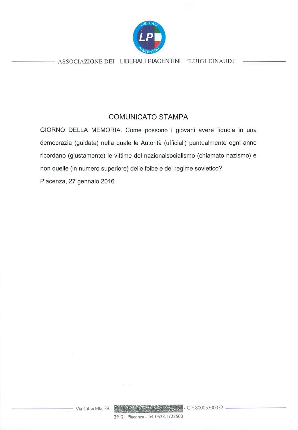 comunicato-27-01-2016